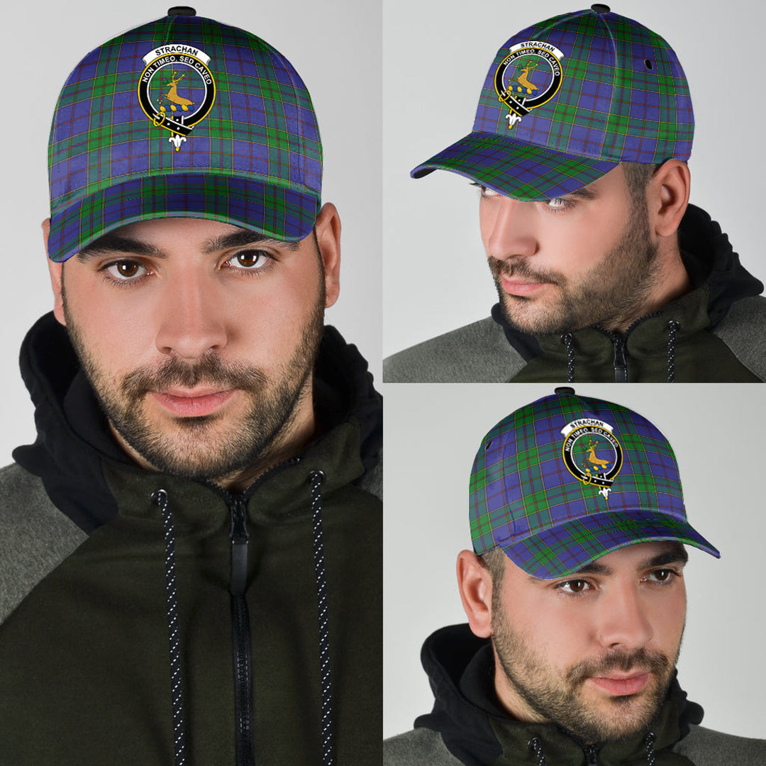 Strachan Tartan Crest Classic Cap