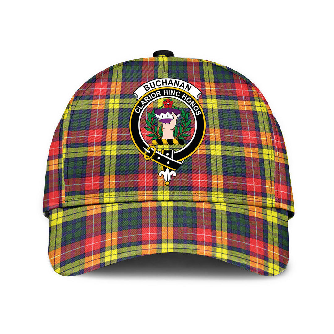 Buchanan Modern Tartan Crest Classic Cap