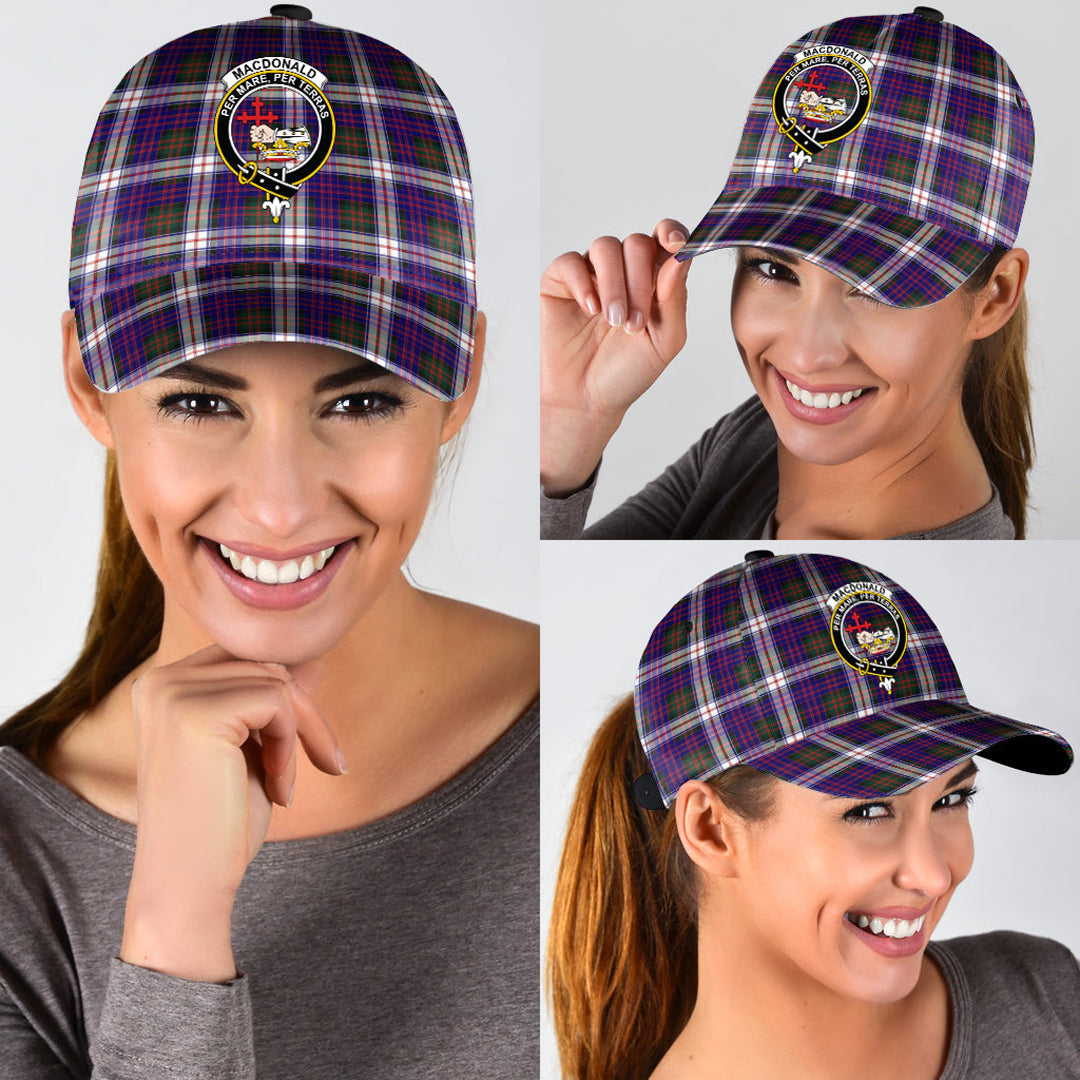MacDonald Dress Modern Tartan Crest Classic Cap