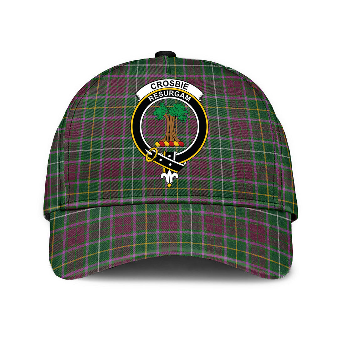Crosbie Tartan Crest Classic Cap
