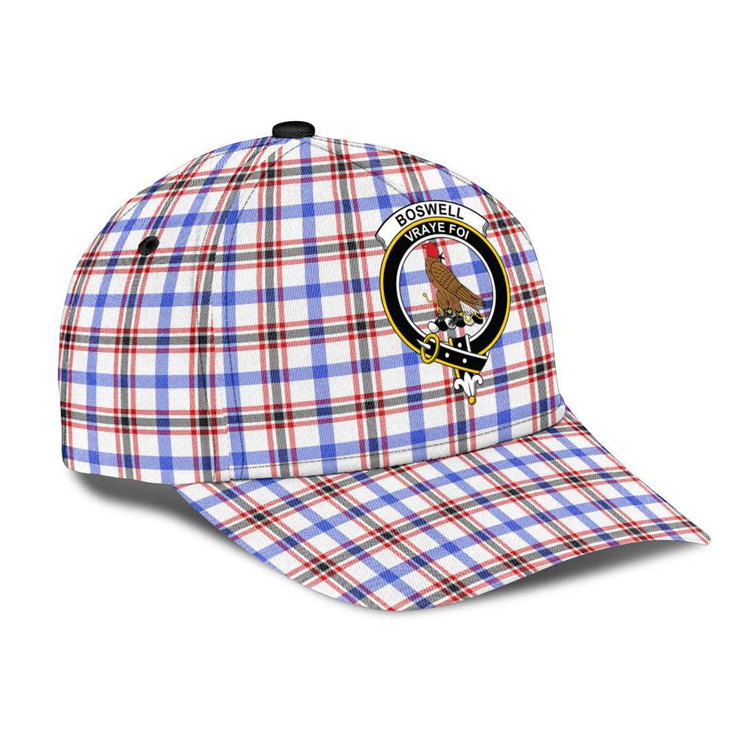 Boswell Modern Tartan Crest Classic Cap