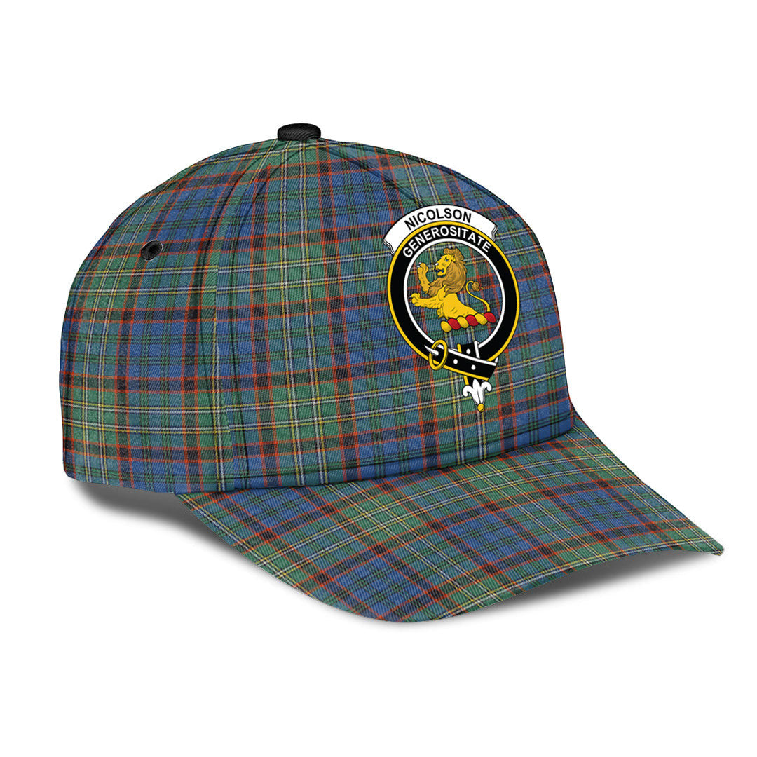 Nicolson Hunting Ancient Tartan Crest Classic Cap