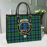 Forsyth Ancient Tartan Crest Leather Bag