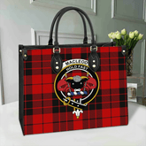 MacLeod of Raasay Tartan Crest Leather Bag