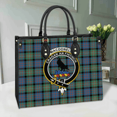 MacDonnell of Glengarry Ancient Tartan Crest Leather Bag