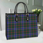 Ogilvie Hunting Modern Tartan Leather Bag