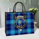 McKerrell Tartan Crest Leather Bag
