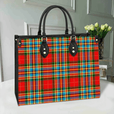Chattan Tartan Leather Bag