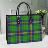 New Mexico Tartan Leather Bag