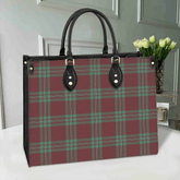 MacGregor Hunting Ancient Tartan Leather Bag