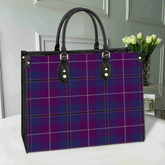 Pride of Glencoe Tartan Leather Bag