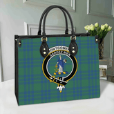 Montgomery Ancient Tartan Crest Leather Bag