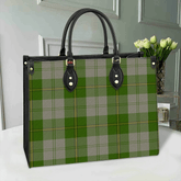 Cunningham Dress Green Dancers Tartan Leather Bag