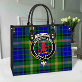 Maitland Tartan Crest Leather Bag