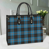 Angus Ancient Tartan Leather Bag