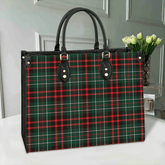 MacDiarmid Modern Tartan Leather Bag