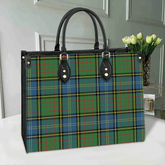 MacMillan Hunting Ancient Tartan Leather Bag