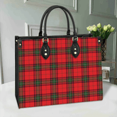 Seton Modern Tartan Leather Bag