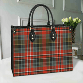MacPherson Weathered Tartan Leather Bag