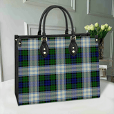 Blackwatch Dress Modern Tartan Leather Bag