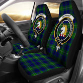 Oliphant Tartan Crest Car Seat Cover