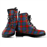 Mar Tartan Plaid Leather Boots