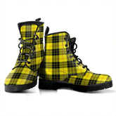MacLeod of Lewis Modern Tartan Plaid Leather Boots