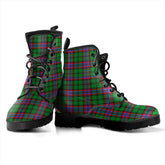McGeachie Tartan Plaid Leather Boots