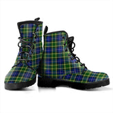 MacKellar Tartan Plaid Leather Boots