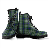 Blyth Tartan Plaid Leather Boots