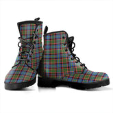 Aikenhead Tartan Plaid Leather Boots