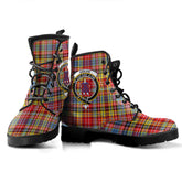 Ogilvie of Airlie Ancient Tartan Crest Leather Boots