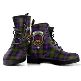 Cameron of Erracht Modern Tartan Crest Leather Boots