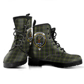 Davidson Tulloch Dress Tartan Crest Leather Boots