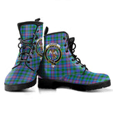 Ralston Tartan Crest Leather Boots
