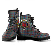MacDuff Hunting Ancient Tartan Crest Leather Boots