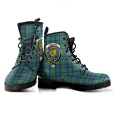 Sinclair Hunting Ancient Tartan Crest Leather Boots