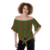 Fulton Tartan Plaid Off-Shoulder Blouse