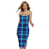 MacSporran Ancient Tartan Plaid Back Cross Cami Dress