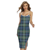 MacKinlay Ancient Tartan Plaid Back Cross Cami Dress