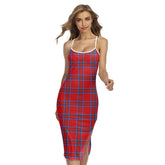 Inverness District Tartan Plaid Back Cross Cami Dress