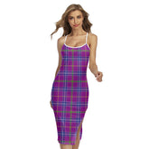 Jackson Tartan Plaid Back Cross Cami Dress