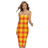 MacLeod of Raasay Tartan Plaid Back Cross Cami Dress