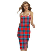 MacTavish Modern Tartan Plaid Back Cross Cami Dress