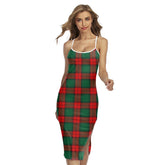Stewart Atholl Modern Tartan Plaid Back Cross Cami Dress