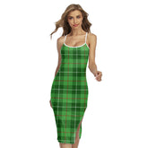 Galloway District Tartan Plaid Back Cross Cami Dress