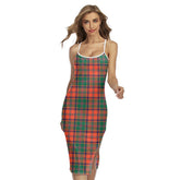 Stewart of Appin Ancient Tartan Plaid Back Cross Cami Dress