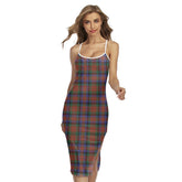 MacDuff Hunting Modern Tartan Plaid Back Cross Cami Dress