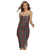 MacKintosh Hunting Modern Tartan Crest Back Cross Cami Dress