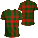 Menzies Green Modern Tartan Plaid TShirt
